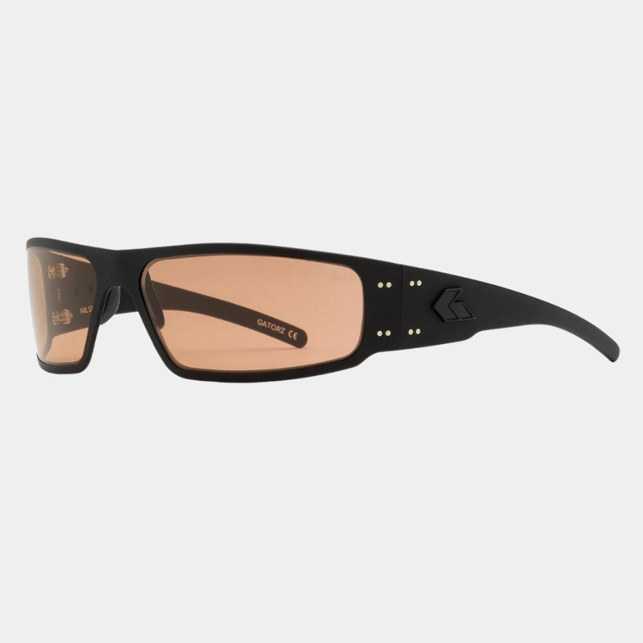 MAGNUM MILSPEC BALLISTIC GLASSES - BLACK ANODIZED FRAME