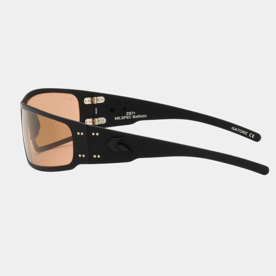 MAGNUM MILSPEC BALLISTIC GLASSES - BLACK ANODIZED FRAME