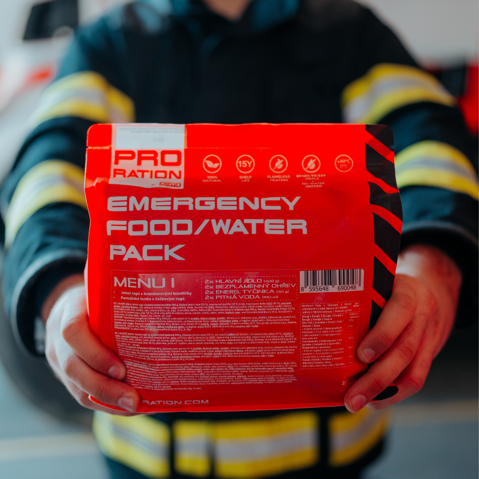 Emergency Food & Water Pack - Menu I