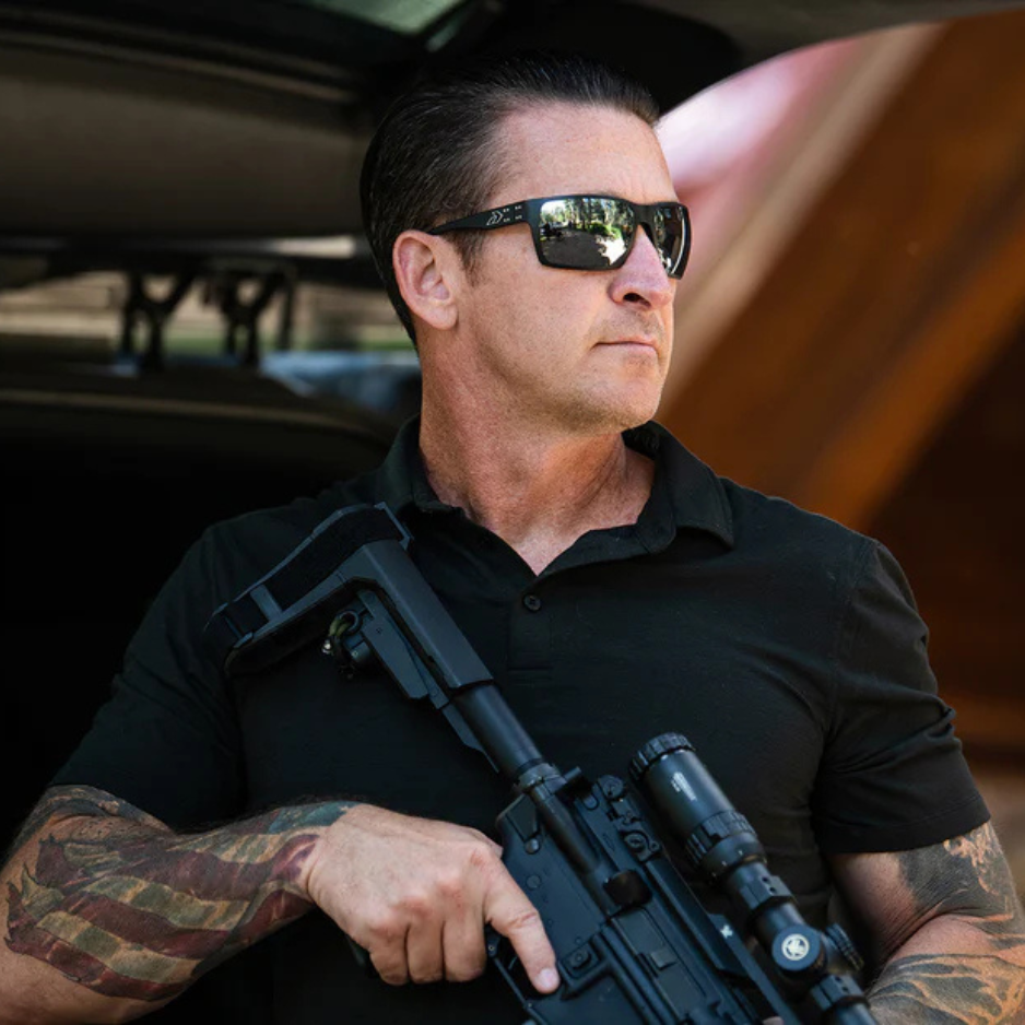 MARAUDER MILSPEC BALLISTIC GLASSES - BLACK CERAKOTE® FRAME