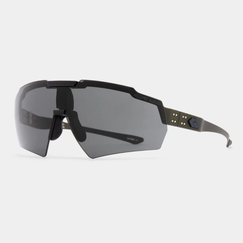 BLASTSHIELD MILSPEC BALLISTIC GLASSES - GREEN CERAKOTE® FRAME
