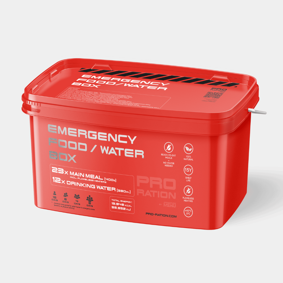 EMERGENCY FOOD & WATER BOX