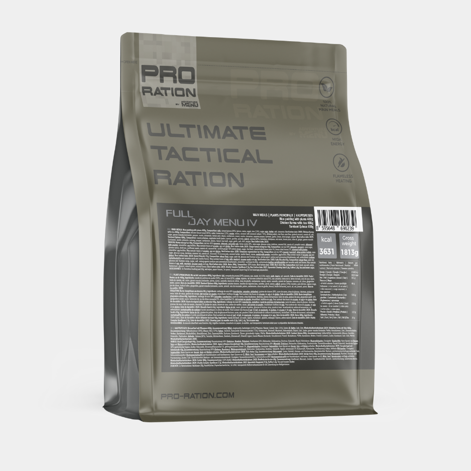 ULTIMATE TACTICAL RATION: 24-TUNNINE TOIDUVARU - MENÜÜ IV