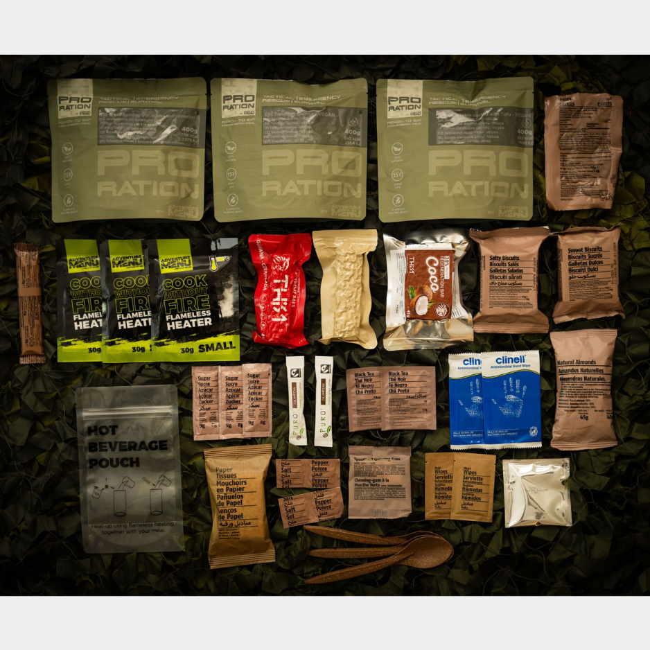ULTIMATE TACTICAL RATION: 24-TUNNINE TOIDUVARU - VEGE MENÜÜ