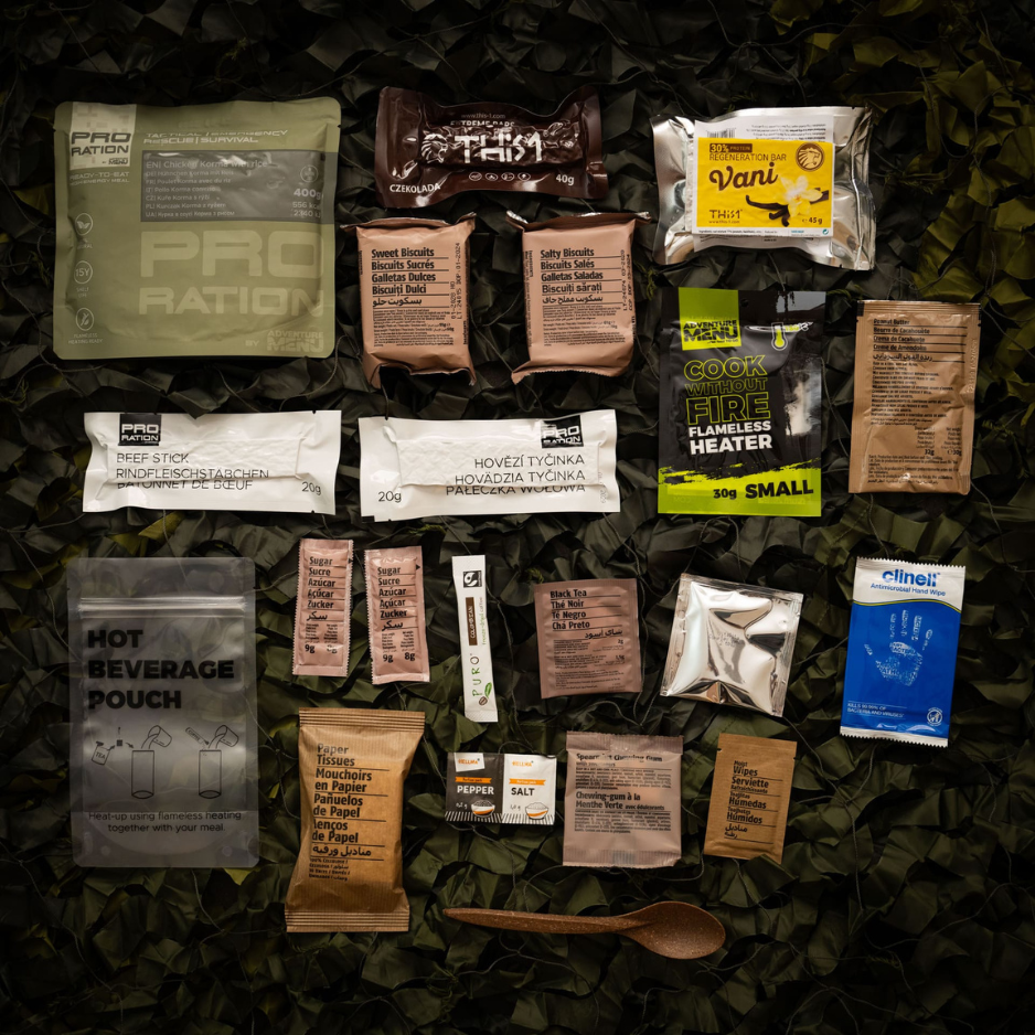 ULTIMATE TACTICAL RATION: POOLEPÄEVANE TOIDUVARU - MENÜÜ I