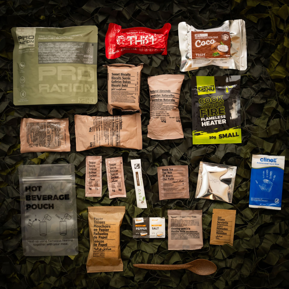 ULTIMATE TACTICAL RATION: POOLEPÄEVANE TOIDUVARU - MENÜÜ II
