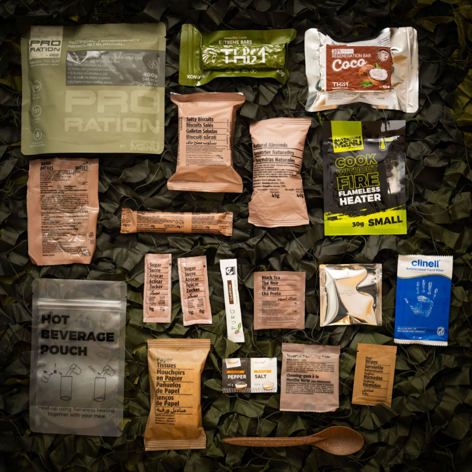 ULTIMATE TACTICAL RATION: POOLEPÄEVANE TOIDUVARU - MENÜÜ III