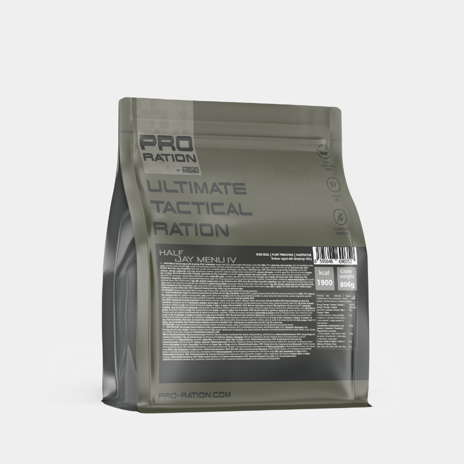 ULTIMATE TACTICAL RATION: POOLEPÄEVANE TOIDUVARU - MENÜÜ IV
