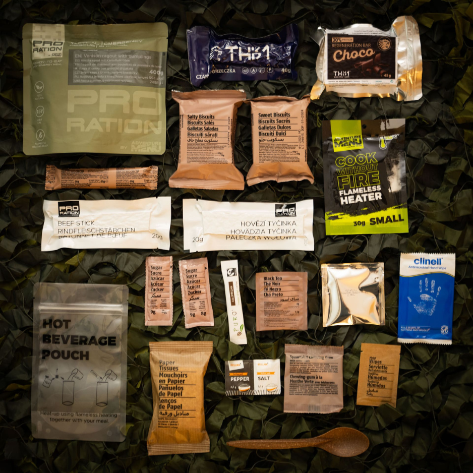 ULTIMATE TACTICAL RATION: POOLEPÄEVANE TOIDUVARU - MENÜÜ IV