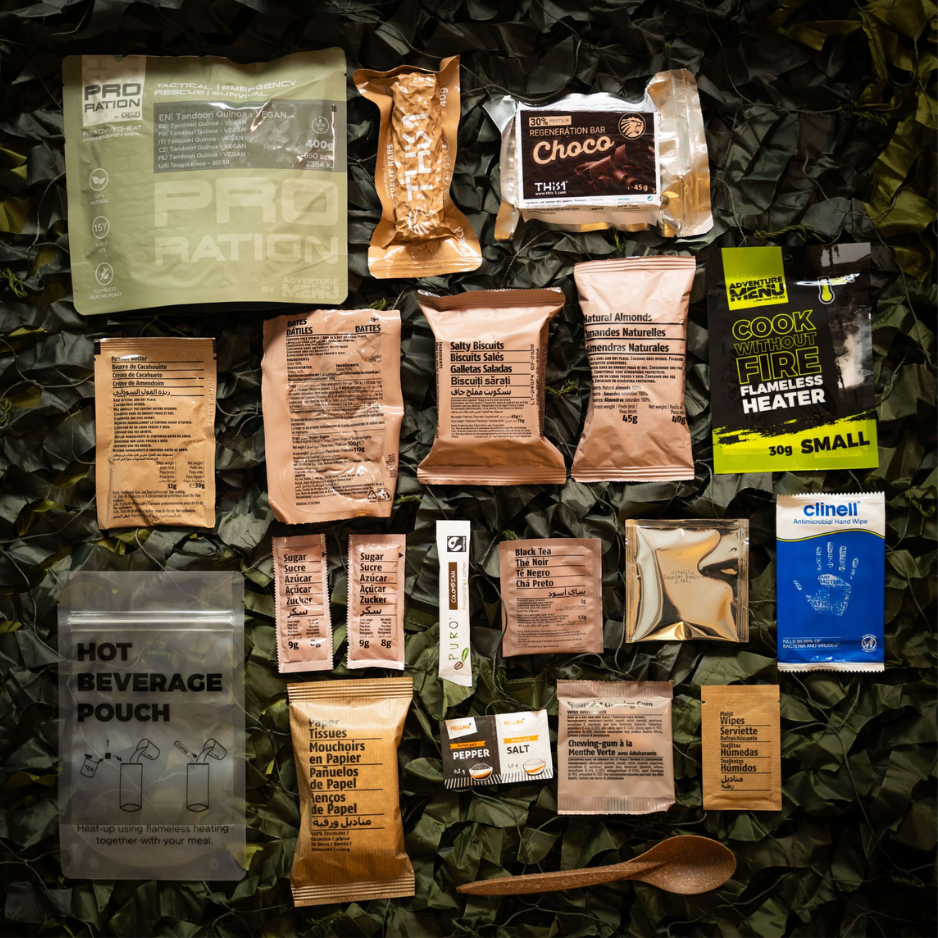 ULTIMATE TACTICAL RATION: POOLEPÄEVANE TOIDUVARU - VEGE MENÜÜ