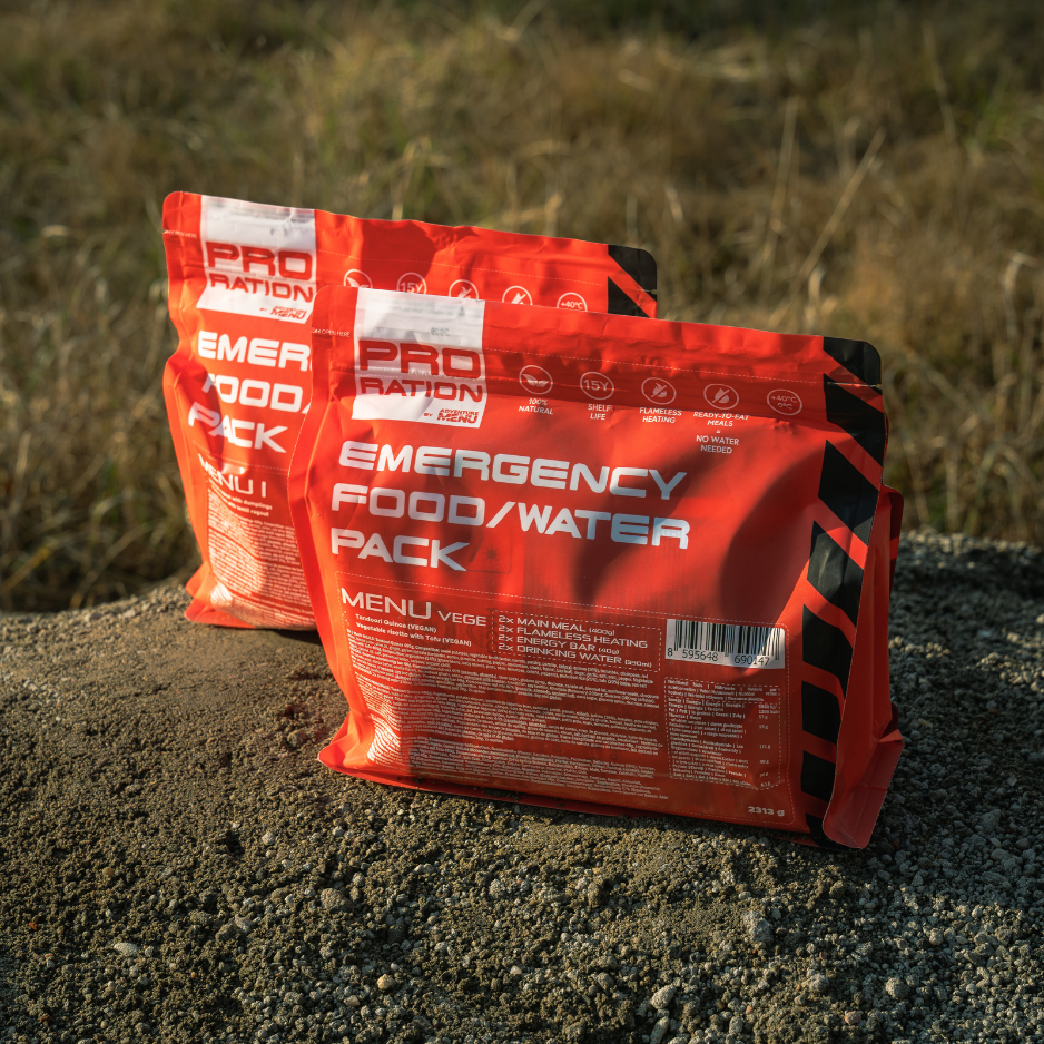 Emergency Food & Water Pack - Menu I